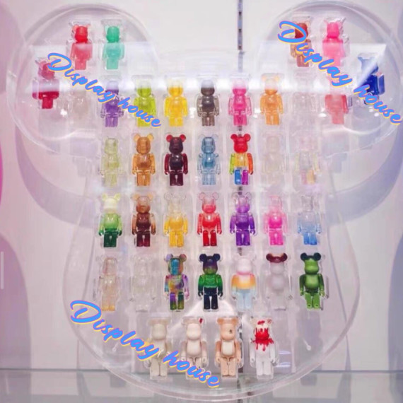 暴力熊Bearbrick 100% 多種夜光款展示架